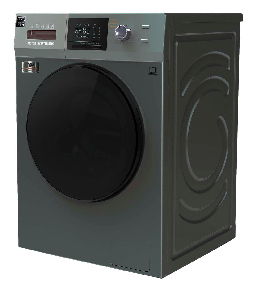 LAVASECADORA CARGA FRONTAL 12 Kg/8Kg INVERTER