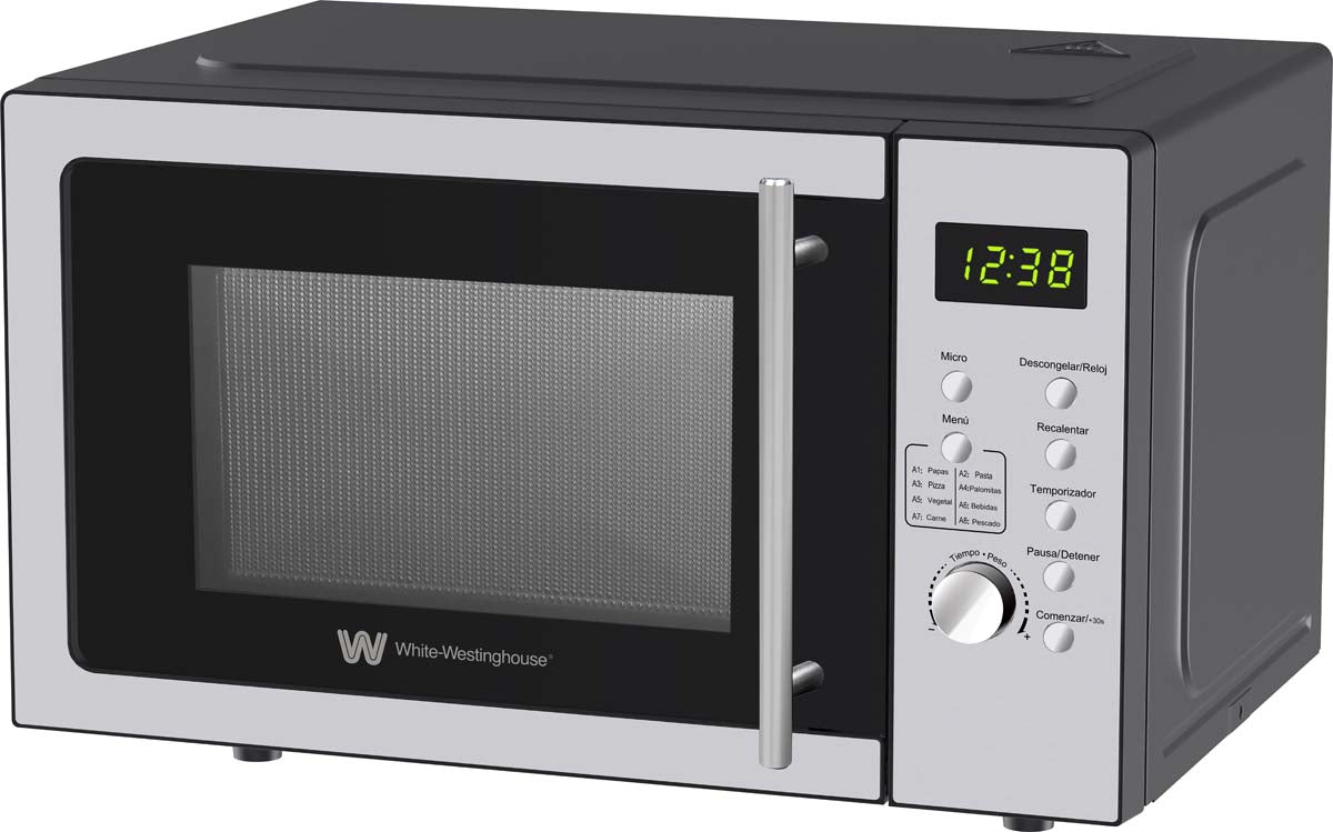 HORNO DE MICRONDAS 0.9 pies ACERO INOX (Caja dañada)