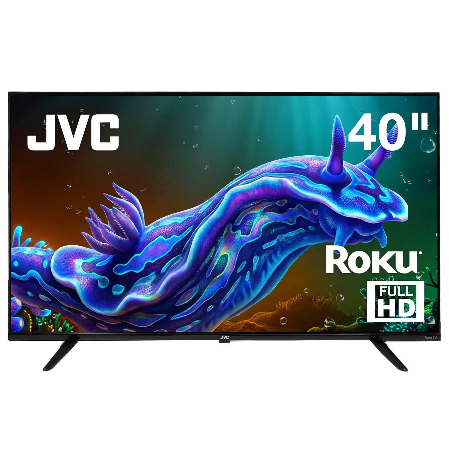 JVC Pantalla  Smart TV 40 pulgadas Full HD LED Roku TV WiFi 3 HDMI 1 USB AV Netflix YouTube Prime Video Modelo SI40FR