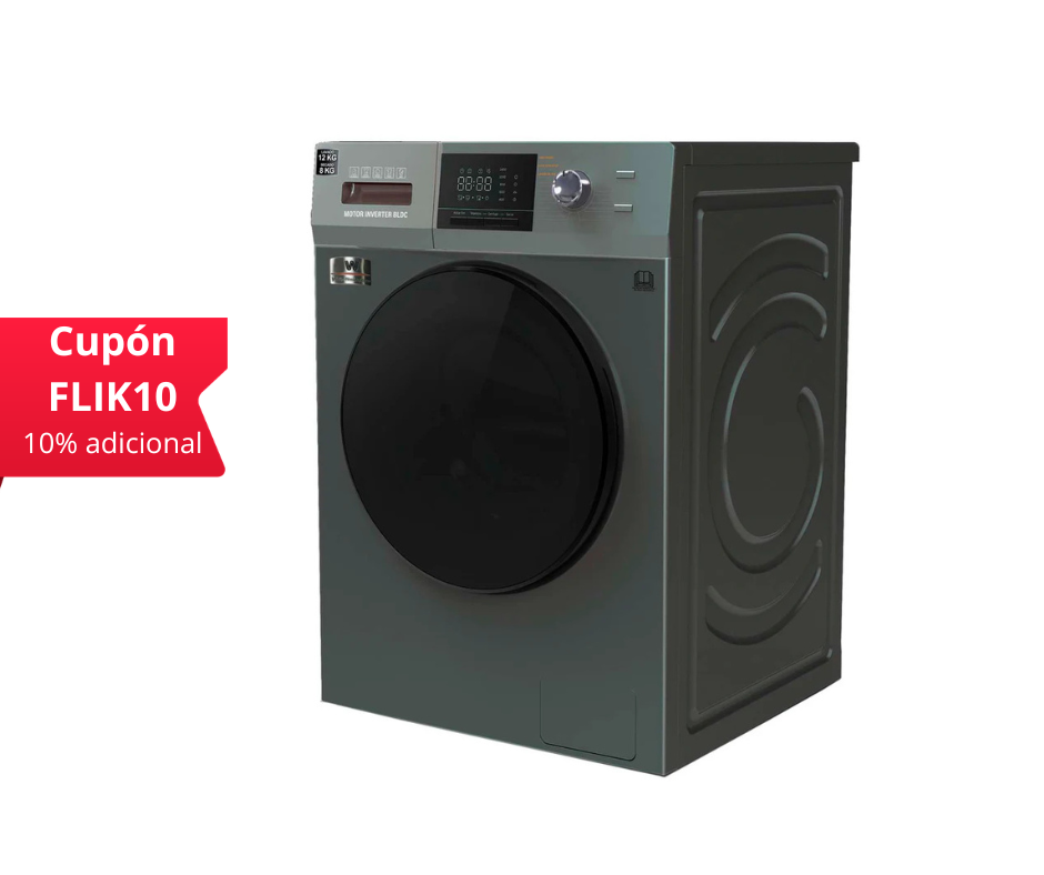 LAVASECADORA CARGA FRONTAL 12 Kg/8Kg INVERTER