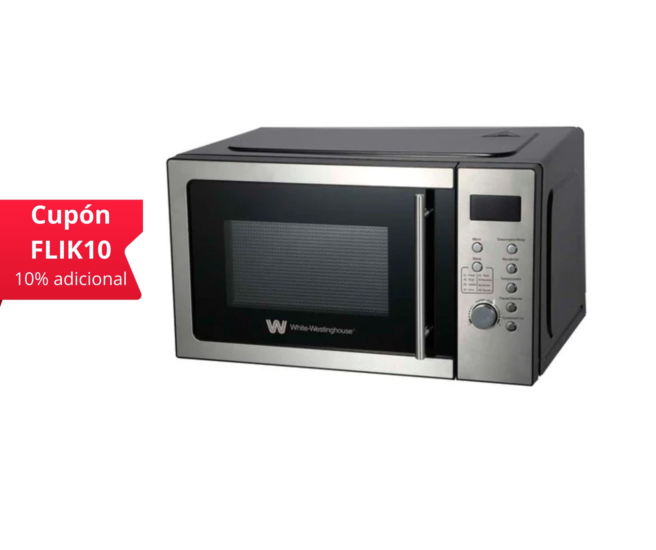HORNO DE MICRONDAS 0.9 pies ACERO INOX