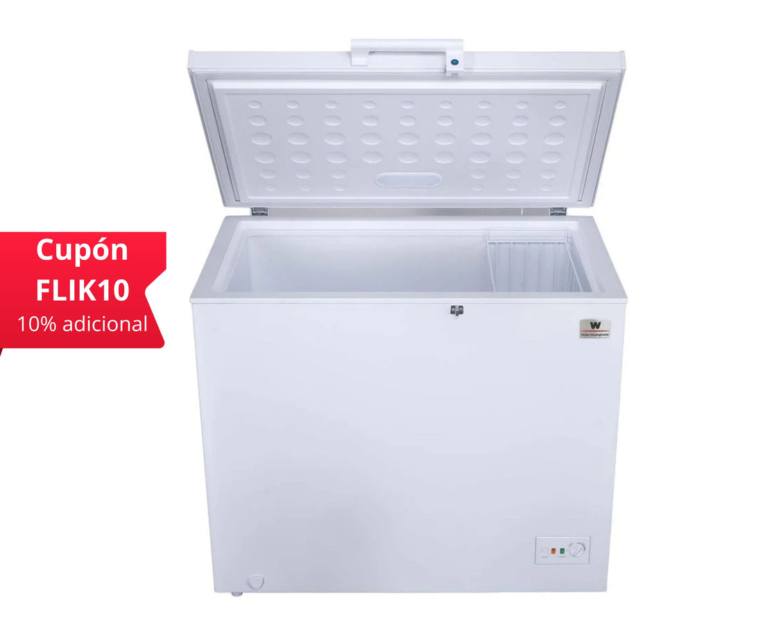CONGELADOR 9 PIES CON PUERTAS DESLIZABLES Y LUZ INTERIOR