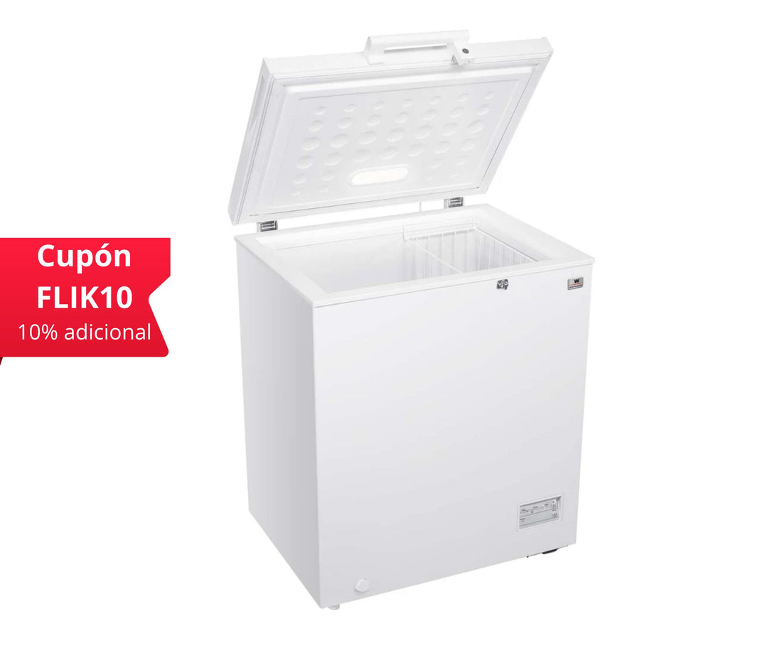 CONGELADOR 5 PIES CON LUZ INTERIOR 145 LITROS